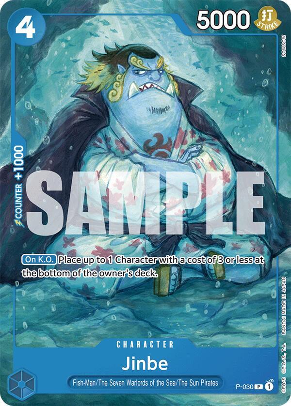 Jinbe (P-030) [Starter Deck 17: BLUE Donquixote Doflamingo] | Jack's On Queen