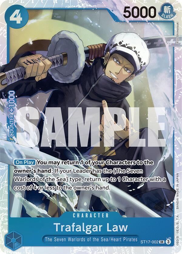 Trafalgar Law (ST17-002) (ST17-002) [Starter Deck 17: BLUE Donquixote Doflamingo] | Jack's On Queen
