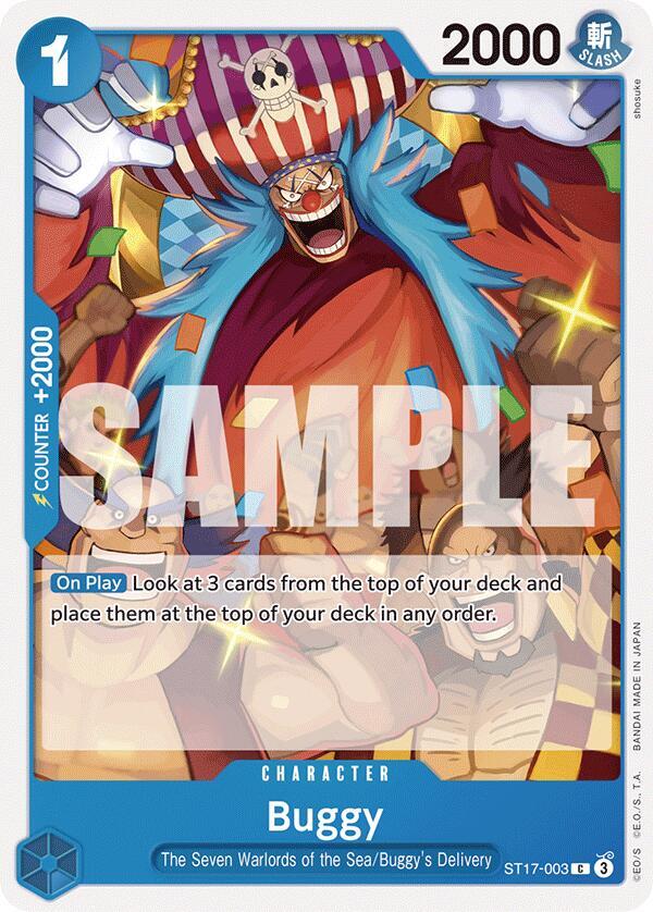 Buggy (ST17-003) [Starter Deck 17: BLUE Donquixote Doflamingo] | Jack's On Queen
