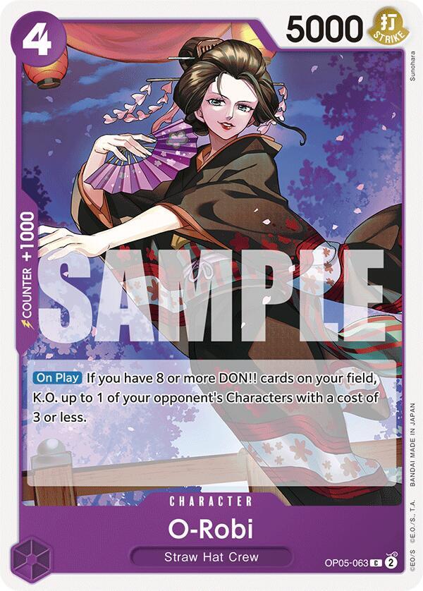 O-Robi (OP05-063) [Starter Deck 18: PURPLE Monkey.D.Luffy] | Jack's On Queen