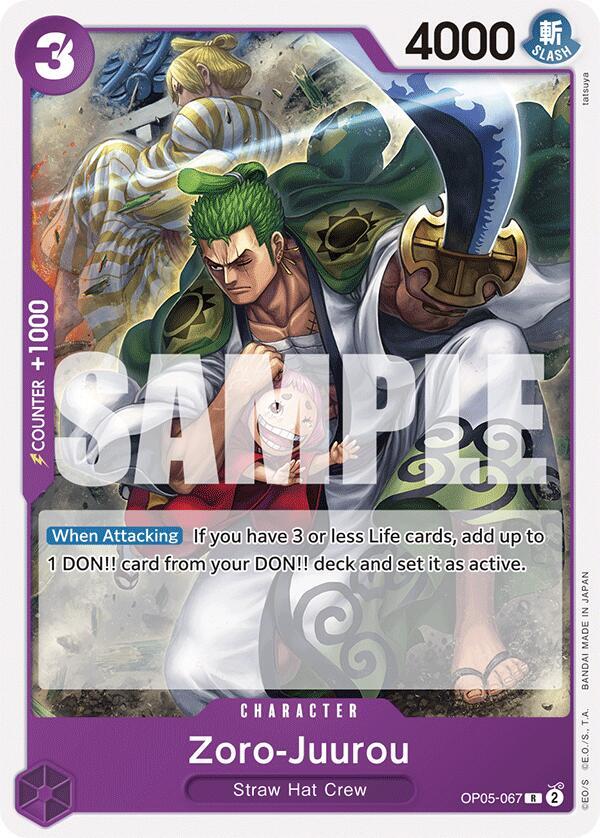 Zoro-Juurou (OP05-067) (OP05-067) [Starter Deck 18: PURPLE Monkey.D.Luffy] | Jack's On Queen