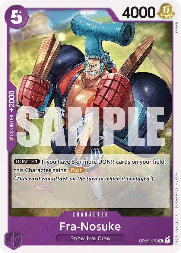 Fra-Nosuke (OP05-070) [Starter Deck 18: PURPLE Monkey.D.Luffy] | Jack's On Queen