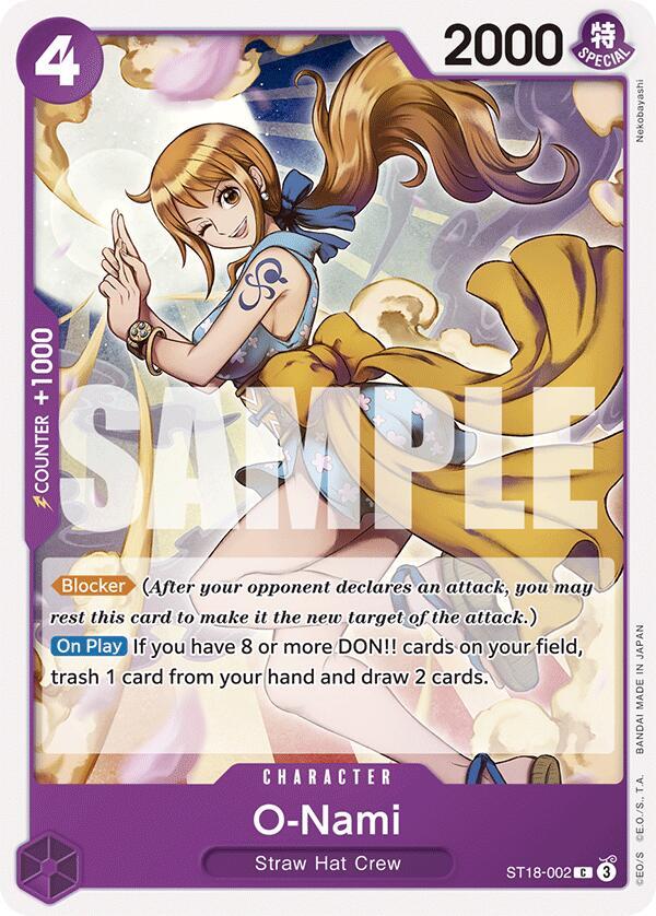 O-Nami (ST18-002) [Starter Deck 18: PURPLE Monkey.D.Luffy] | Jack's On Queen