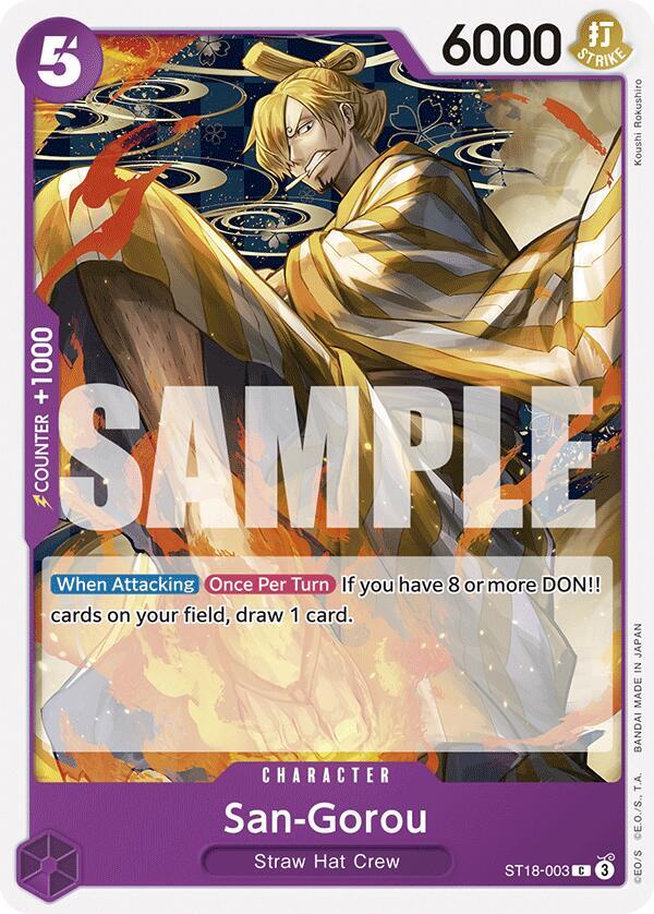 San-Gorou (ST18-003) [Starter Deck 18: PURPLE Monkey.D.Luffy] | Jack's On Queen