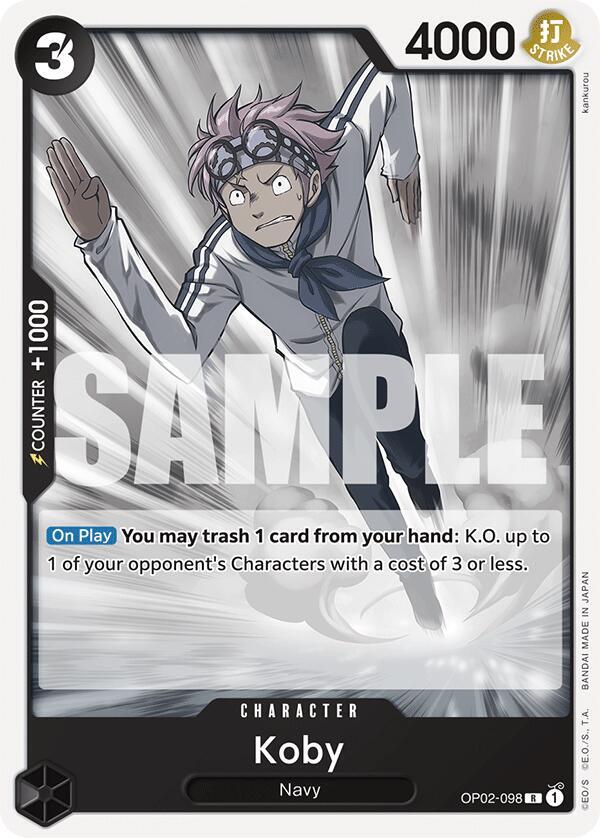 Koby (OP02-098) [Starter Deck 19: BLACK Smoker] | Jack's On Queen