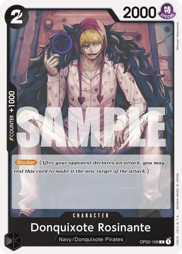 Donquixote Rosinante (OP02-108) [Starter Deck 19: BLACK Smoker] | Jack's On Queen