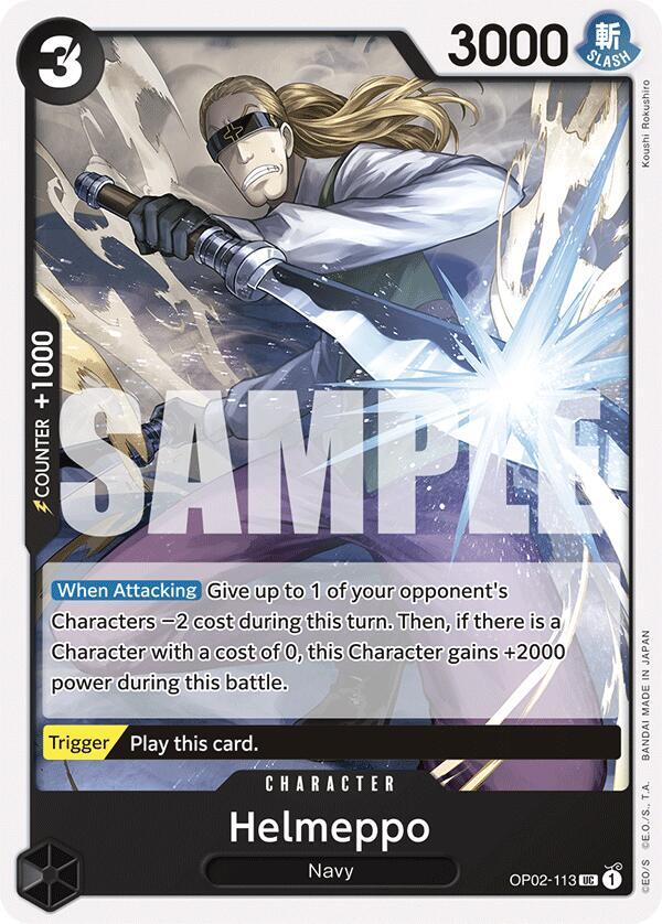 Helmeppo (OP02-113) [Starter Deck 19: BLACK Smoker] | Jack's On Queen