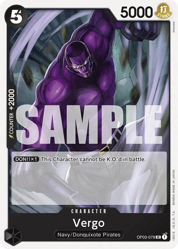 Vergo (OP03-079) [Starter Deck 19: BLACK Smoker] | Jack's On Queen