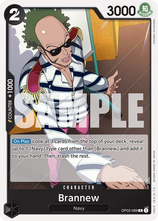 Brannew (OP03-089) [Starter Deck 19: BLACK Smoker] | Jack's On Queen
