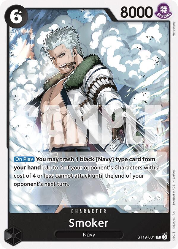 Smoker (ST19-001) (ST19-001) [Starter Deck 19: BLACK Smoker] | Jack's On Queen