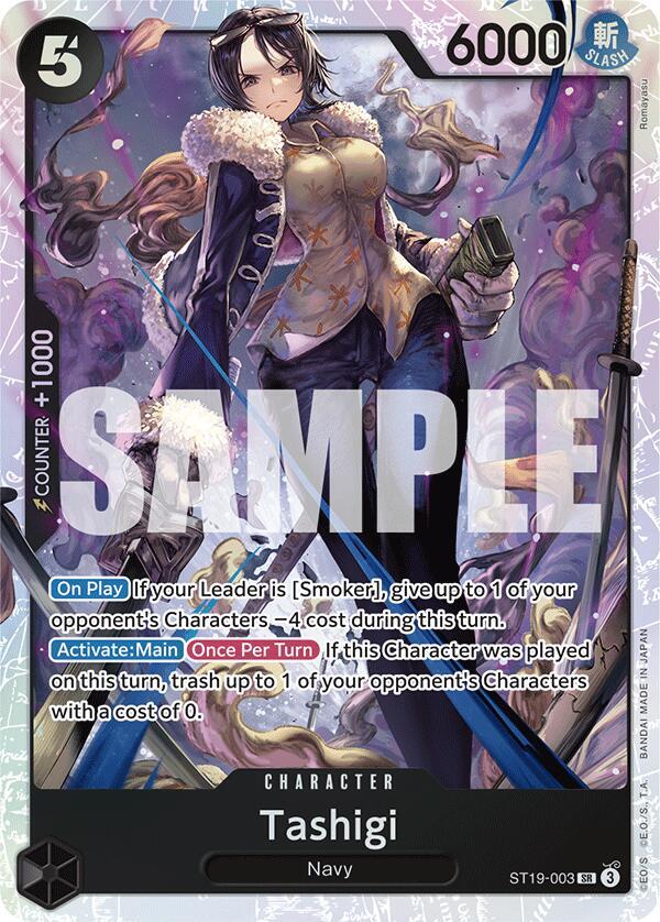 Tashigi (ST19-003) [Starter Deck 19: BLACK Smoker] | Jack's On Queen