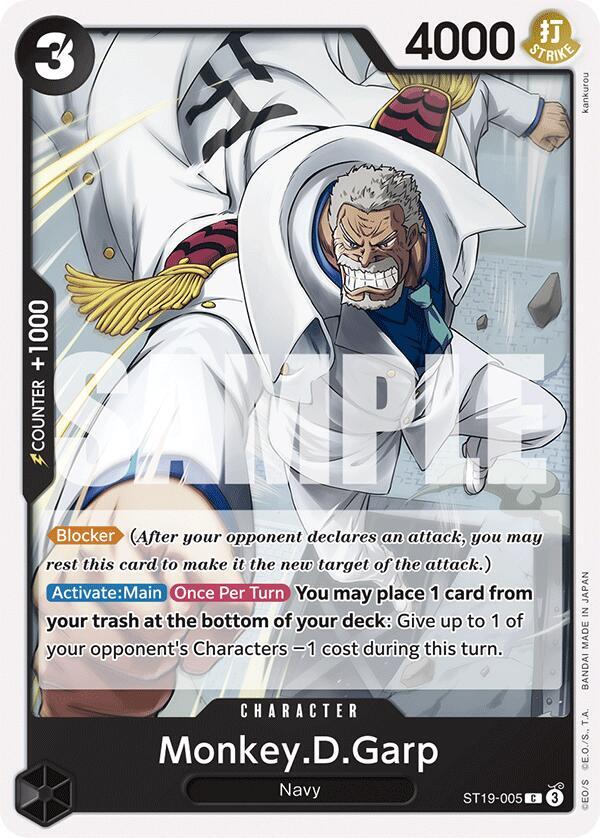 Monkey.D.Garp (ST19-005) [Starter Deck 19: BLACK Smoker] | Jack's On Queen