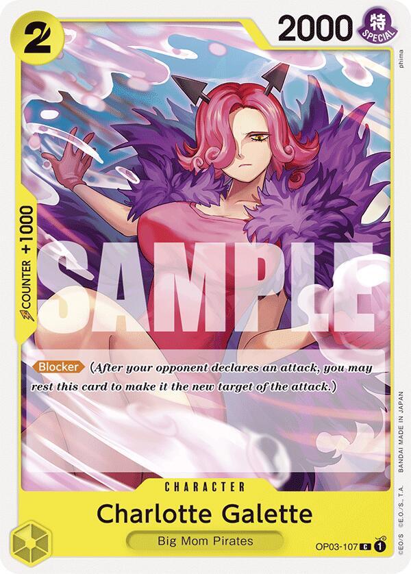 Charlotte Galette (OP03-107) [Starter Deck 20: YELLOW Charlotte Katakuri] | Jack's On Queen