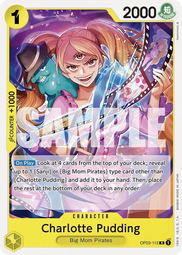 Charlotte Pudding (OP03-112) (OP03-112) [Starter Deck 20: YELLOW Charlotte Katakuri] | Jack's On Queen