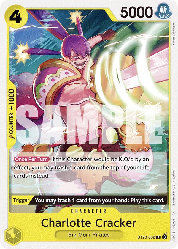 Charlotte Cracker (ST20-002) [Starter Deck 20: YELLOW Charlotte Katakuri] | Jack's On Queen