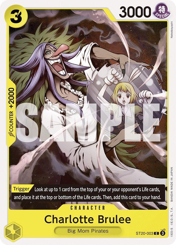 Charlotte Brulee (ST20-003) [Starter Deck 20: YELLOW Charlotte Katakuri] | Jack's On Queen
