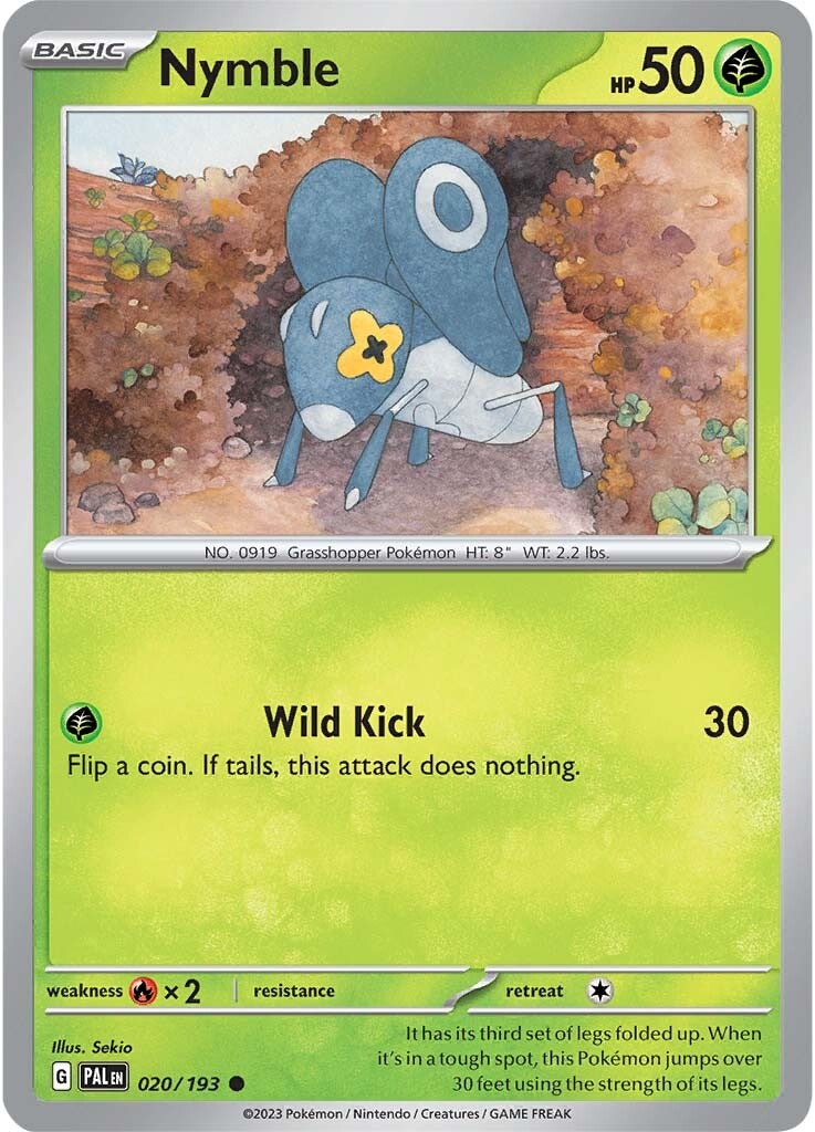Nymble (020/193) [Scarlet & Violet: Paldea Evolved] | Jack's On Queen