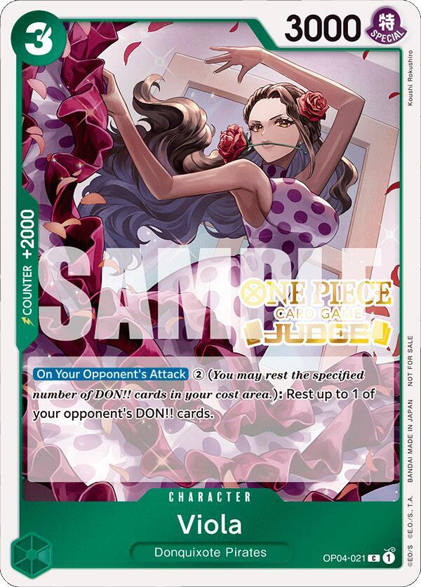 Viola (Judge Pack Vol. 4) (OP04-021) [One Piece Promotion Cards] | Jack's On Queen