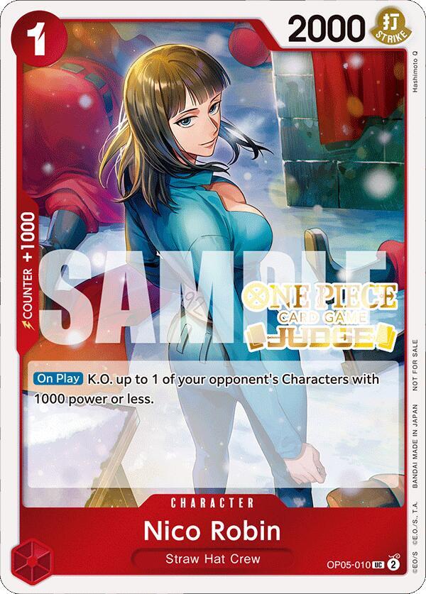 Nico Robin (Judge Pack Vol. 4) (OP05-010) [One Piece Promotion Cards] | Jack's On Queen
