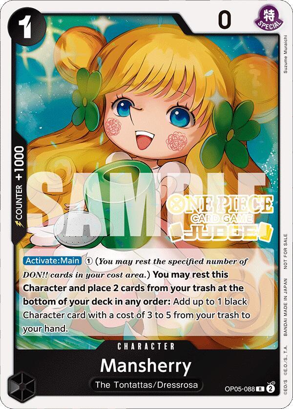 Mansherry (Judge Pack Vol. 4) (OP05-088) [One Piece Promotion Cards] | Jack's On Queen