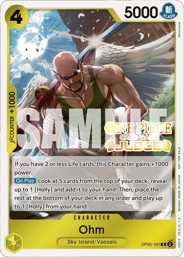 Ohm (Judge Pack Vol. 4) (OP05-101) [One Piece Promotion Cards] | Jack's On Queen