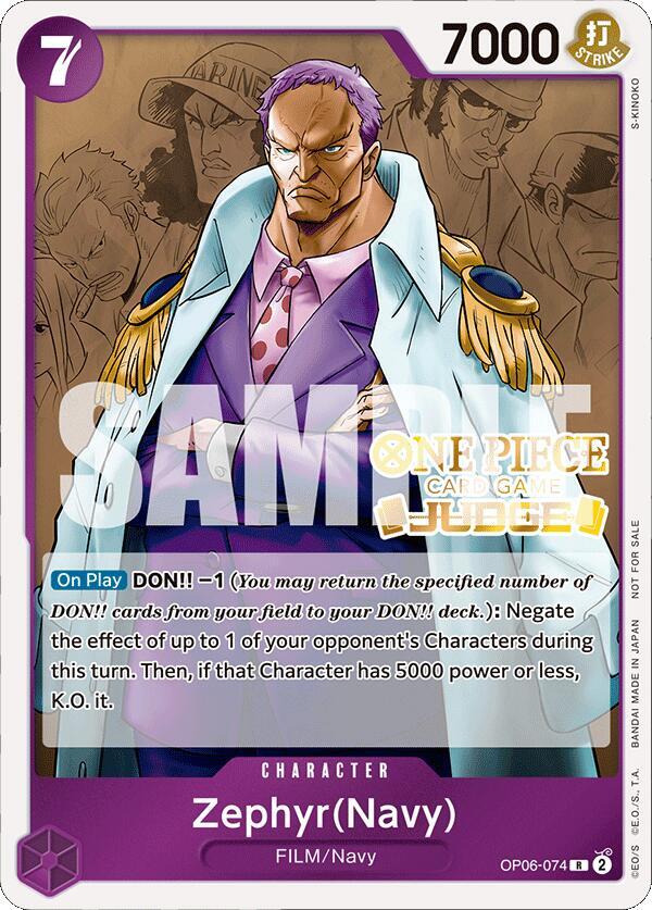 Zephyr (Navy) (Judge Pack Vol. 4) (OP06-074) [One Piece Promotion Cards] | Jack's On Queen