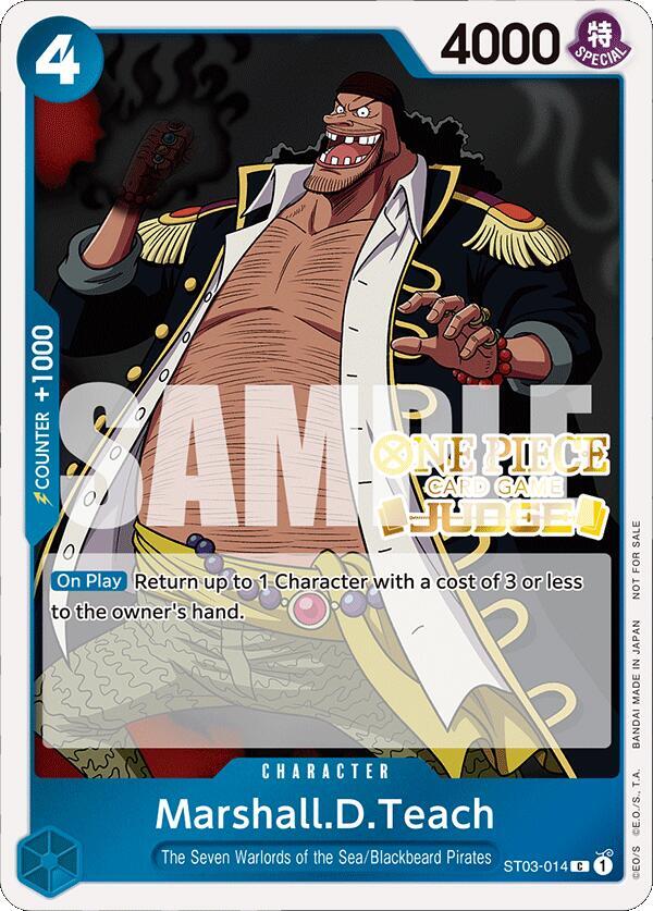 Marshall.D.Teach (Judge Pack Vol. 4) (ST03-014) [One Piece Promotion Cards] | Jack's On Queen