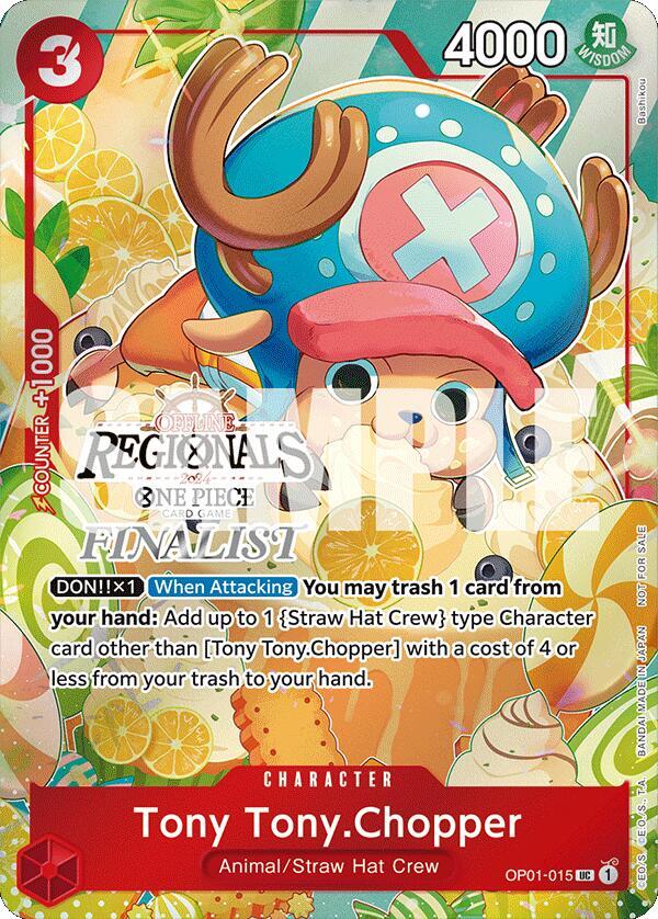 Tony Tony.Chopper (Offline Regional 2024 Vol. 3) [Finalist] (OP01-015) [One Piece Promotion Cards] | Jack's On Queen