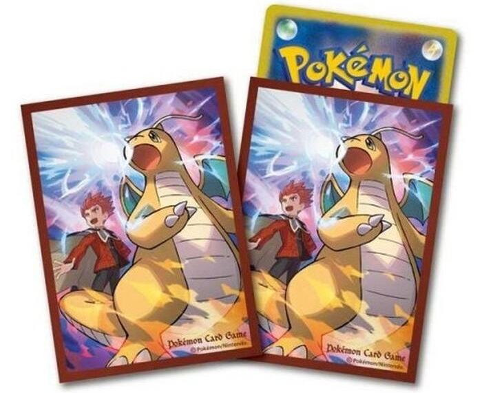 Card Sleeves - Lance & Dragonite (64-Pack) (Pokemon Center Japan Exclusive) | Jack's On Queen