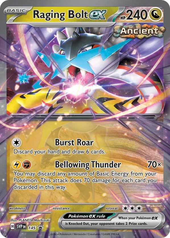 Raging Bolt ex (145) [SV: Scarlet & Violet Promo Cards] | Jack's On Queen