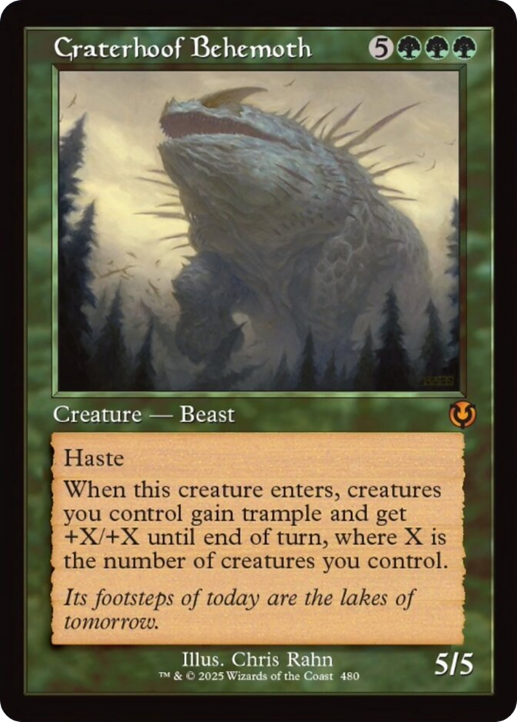 Craterhoof Behemoth (Retro Frame) [Innistrad Remastered] | Jack's On Queen