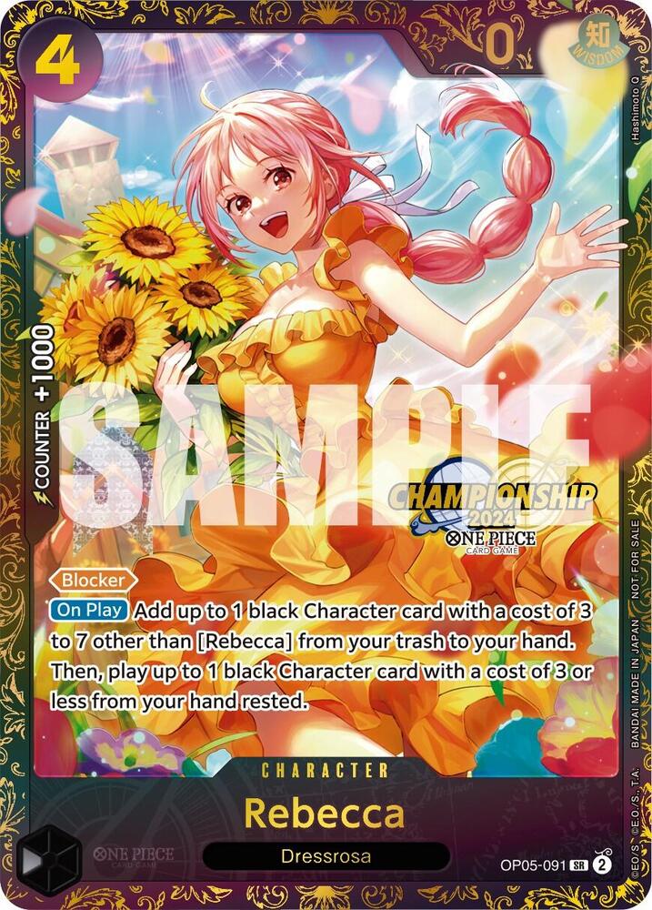 Rebecca (October Championship 2024 Online Regional) (OP05-091) [One Piece Promotion Cards] | Jack's On Queen