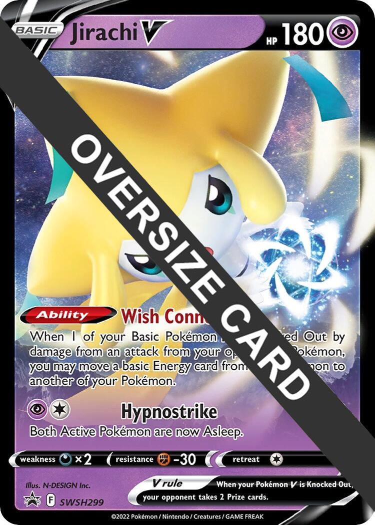 Jirachi V (SWSH299) (Jumbo Card) [Sword & Shield: Black Star Promos] | Jack's On Queen