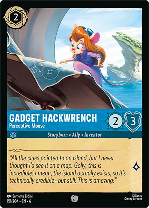 Gadget Hackwrench - Perceptive Mouse (151/204) [Azurite Sea] | Jack's On Queen