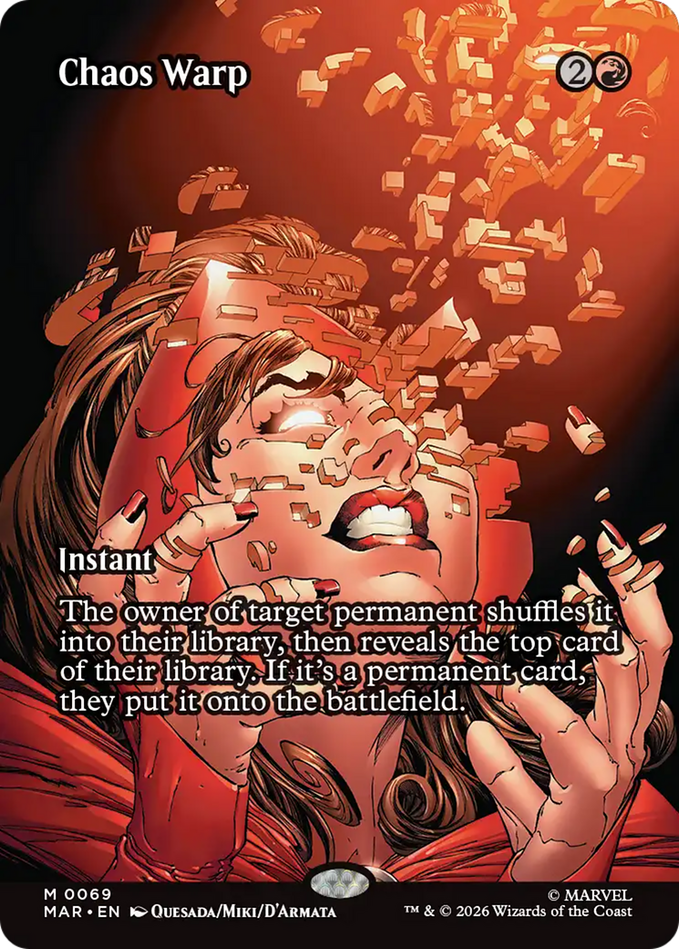 Chaos Warp (Borderless) [Marvel Universe: Eternal-Legal] | Jack's On Queen