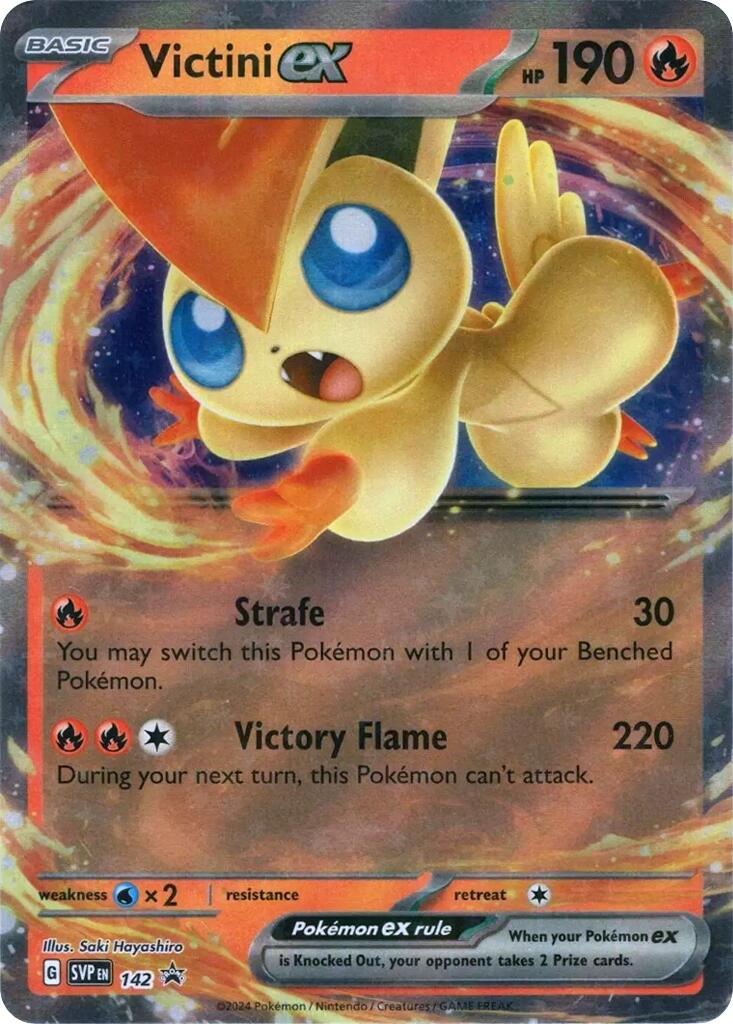 Victini ex (SVP142) [Scarlet & Violet: Black Star Promos] | Jack's On Queen