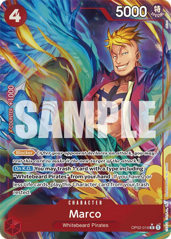 Marco (Alternate Art) (OP02-018) [Premium Booster -The Best-] | Jack's On Queen