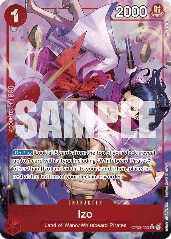 Izo (OP03-003) (Alternate Art) (OP03-003) [Premium Booster -The Best-] | Jack's On Queen