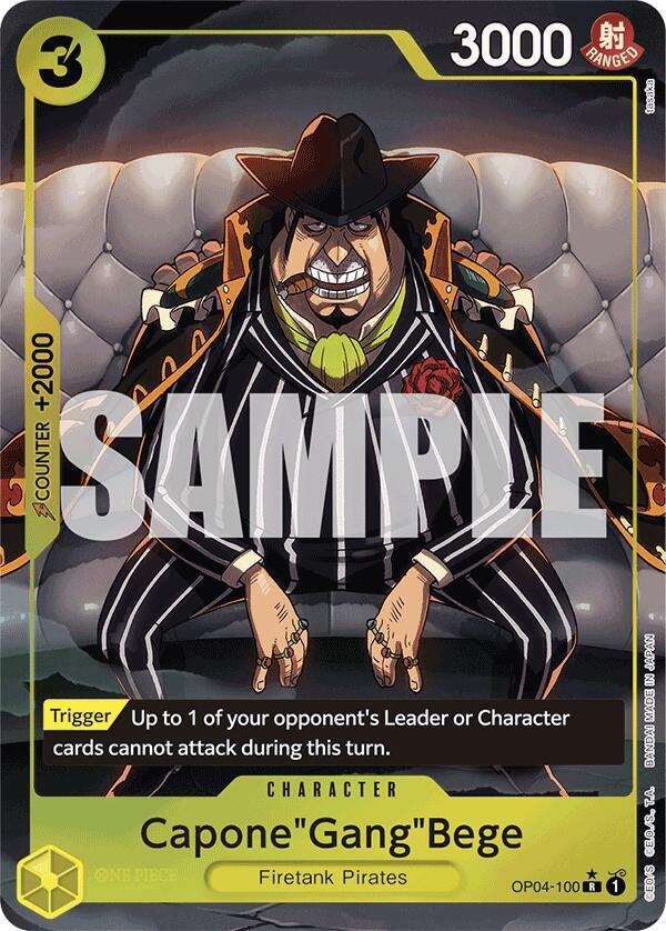 Capone"Gang"Bege (OP04-100) (Alternate Art) (OP04-100) [Premium Booster -The Best-] | Jack's On Queen
