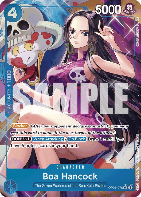 Boa Hancock (OP01-078) (Alternate Art) (OP01-078) [Premium Booster -The Best-] | Jack's On Queen