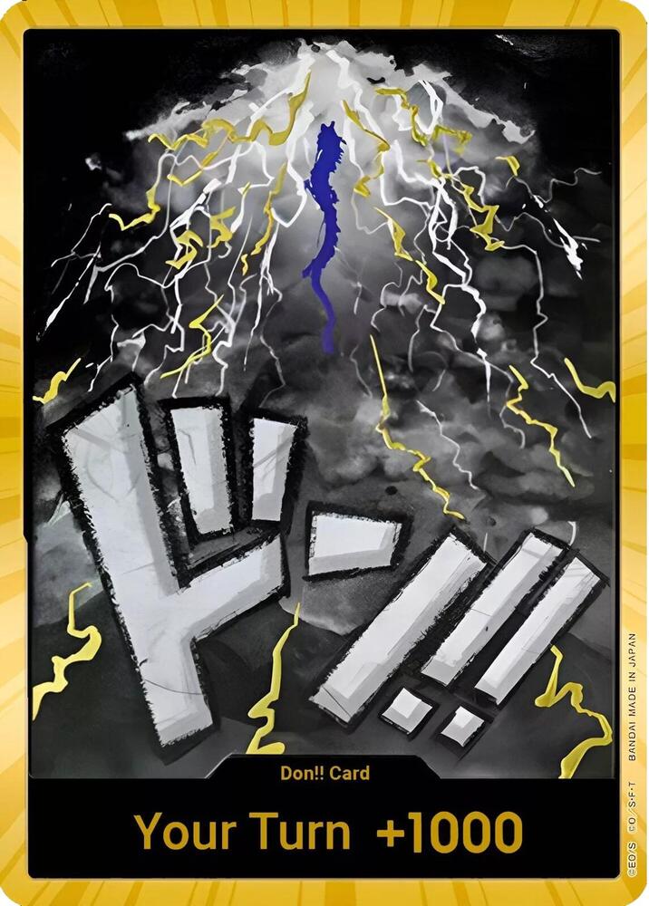 DON!! Card (Kaido) (Gold) [Premium Booster -The Best-] | Jack's On Queen