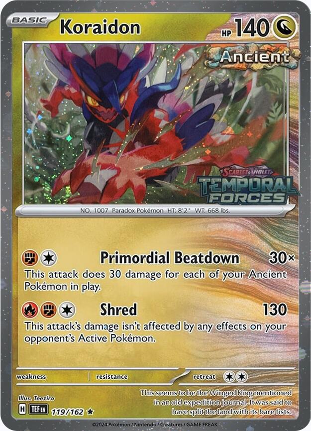 Koraidon (119/162) (European Promo) [Miscellaneous Cards] | Jack's On Queen