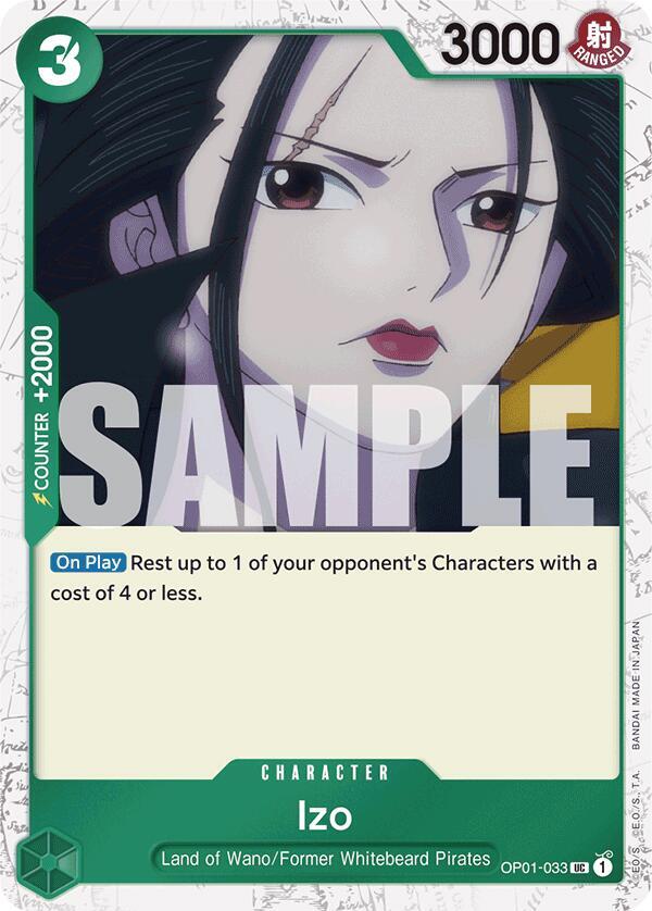 Izo (OP01-033) (Jolly Roger Foil) (OP01-033) [Premium Booster -The Best-] | Jack's On Queen