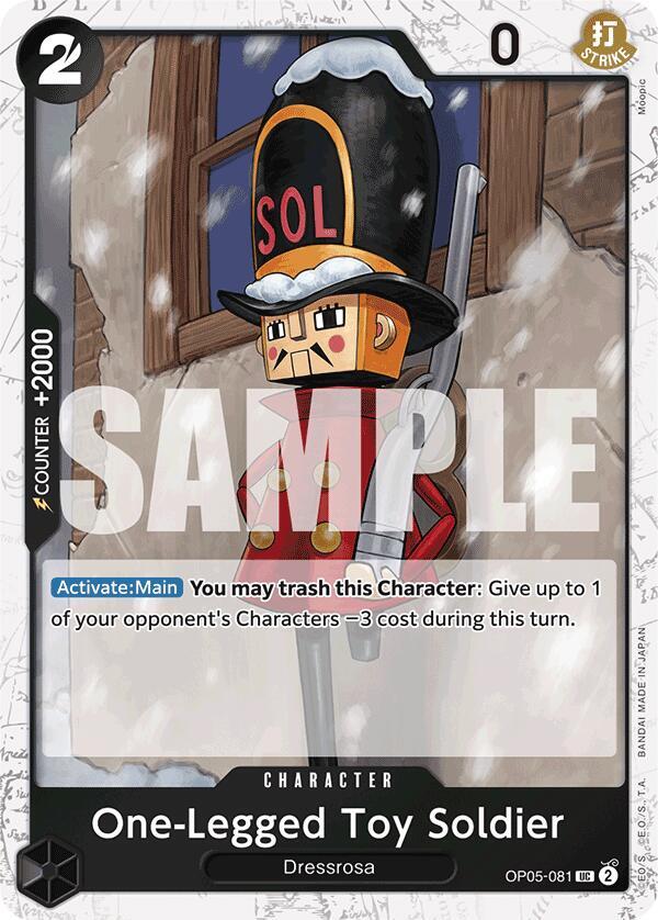 One-Legged Toy Soldier (Jolly Roger Foil) (OP05-081) [Premium Booster -The Best-] | Jack's On Queen