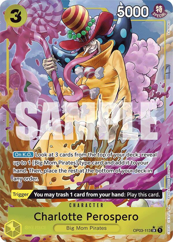 Charlotte Perospero (Alternate Art) (OP03-113) [Premium Booster -The Best-] | Jack's On Queen