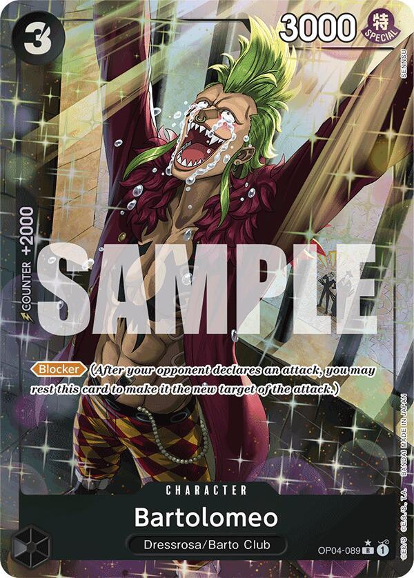 Bartolomeo (OP04-089) (Alternate Art) (OP04-089) [Premium Booster -The Best-] | Jack's On Queen