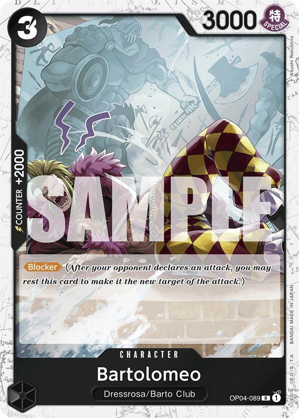 Bartolomeo (OP04-089) (Jolly Roger Foil) (OP04-089) [Premium Booster -The Best-] | Jack's On Queen