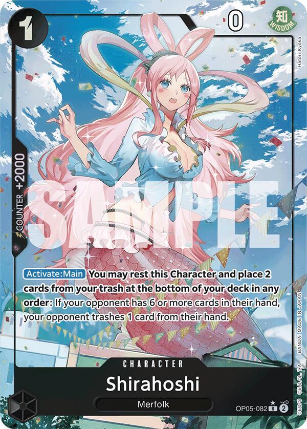 Shirahoshi (OP05-082) (Full Art) (OP05-082) [Premium Booster -The Best-] | Jack's On Queen