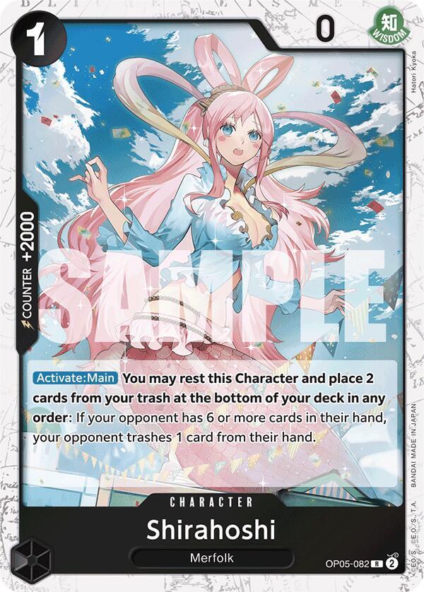 Shirahoshi (OP05-082) (Jolly Roger Foil) (OP05-082) [Premium Booster -The Best-] | Jack's On Queen