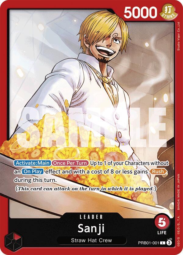 Sanji (PRB01-001) (PRB01-001) [Premium Booster -The Best-] | Jack's On Queen